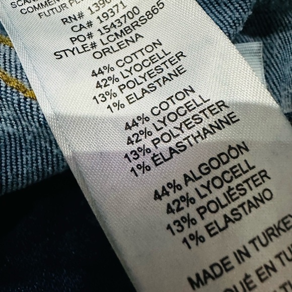 👖👠 FRAME Le Crop Mini‎ Bootcut Jeans | Medium Blue Mid-Rise Y2K Sz 24 - Picture 6 of 6